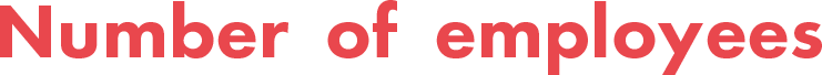 Number  of  employees